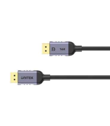 UNITEK C1626GY01-1.5M DisplayPort cable Black, Grey