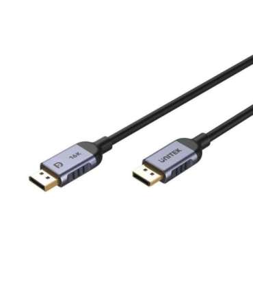 UNITEK C1628GY01-1.5M DisplayPort cable Black, Grey