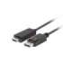 Lanberg CA-DPHD-11CC-0010-BK cable gender changer DisplayPort HDMI Black