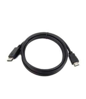 Gembird CC-DP-HDMI-10M DisplayPort to HDMI cable (not bi-directional), 10m, black