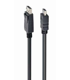 Gembird CC-DP-HDMI-5M video cable adapter HDMI + 3.5mm VGA (D-Sub) Black