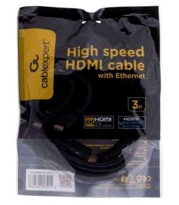 Gembird 3m HDMI M/M HDMI cable HDMI Type A (Standard) Black