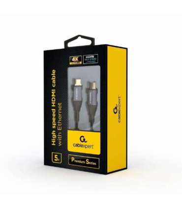 Gembird CCBP-HDMI-5M HDMI cable HDMI Type A (Standard) Grey