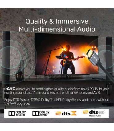 UNITEK C140W HDMI cable 5 m HDMI Type A (Standard) Black