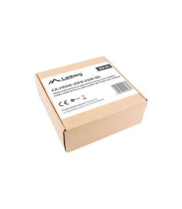 Lanberg CA-HDMI-20FB-0200-BK optical cable HDMI M/M 20m v2.0 4K AOC