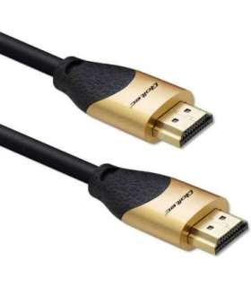 Qoltec 50355 HDMI v2.1 Cable Ultra high speed 8K 60Hz 28AWG GOLD 2m