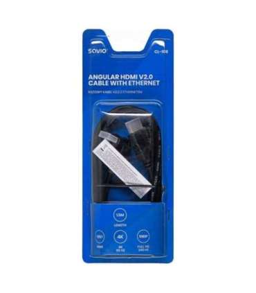 Savio CL-108 HDMI cable 1.5 m HDMI Type A (Standard) Black