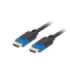 Lanberg CA-HDMI-30CC-0018-BK HDMI cable 1.8 m HDMI Type A (Standard) Black