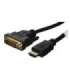 Lanberg CA-HDDV-20CU-0018-BK video cable adapter 1.8 m HDMI Type A (Standard) DVI-D Black