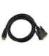 Lanberg CA-HDDV-20CU-0018-BK video cable adapter 1.8 m HDMI Type A (Standard) DVI-D Black