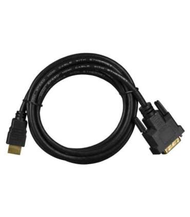 Lanberg CA-HDDV-20CU-0018-BK video cable adapter 1.8 m HDMI Type A (Standard) DVI-D Black