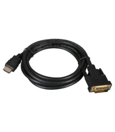 Lanberg CA-HDDV-20CU-0018-BK video cable adapter 1.8 m HDMI Type A (Standard) DVI-D Black