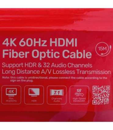 UNITEK HDMI CABLE 2.0 4K 60HZ AOC 15M