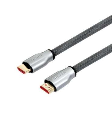 UNITEK Y-C136RGY HDMI cable 1 m HDMI Type A (Standard) Silver, Zinc