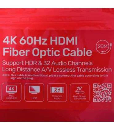 UNITEK HDMI CABLE 2.0 4K 60HZ AOC-20M