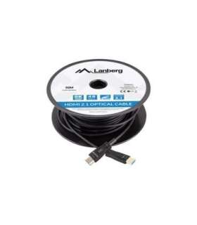 LANBERG CABLE HDMI M/M V2.1 50M 8K OPTICAL AOC
