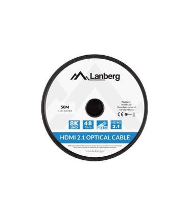 LANBERG CABLE HDMI M/M V2.1 50M 8K OPTICAL AOC