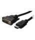 Lanberg CA-HDDV-10CC-0018-BK video cable adapter 1.8 m HDMI Type A (Standard) DVI-D Black