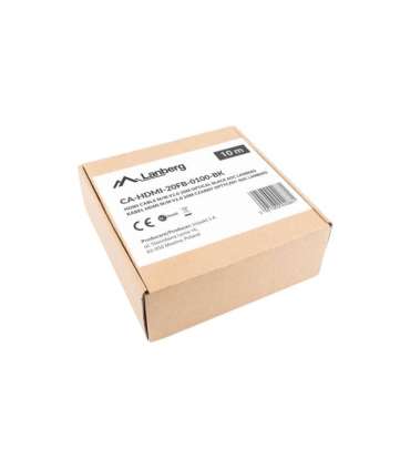 LANBERG HDMI CABLE M/M V2.0 10M OPTICAL AOC BLACK CA-HDMI-20FB-0100-BK