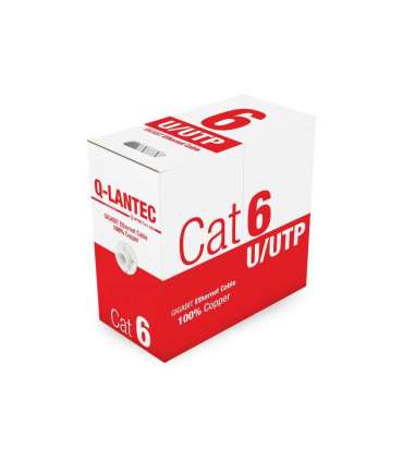 A-LAN KIU6PVC305Q networking cable 305 m Cat6 U/UTP (UTP) Grey