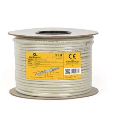 Gembird CAT6 FTP 100m networking cable Grey F/UTP (FTP)