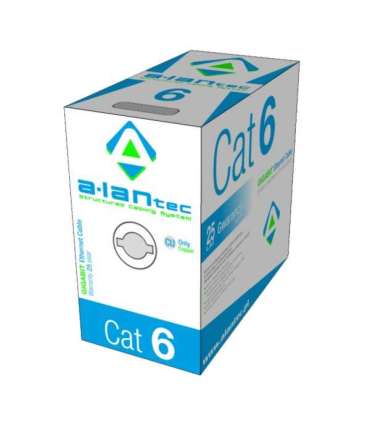 A-LAN KIU6LSOH305 networking cable Grey 305 m Cat6 U/UTP (UTP)