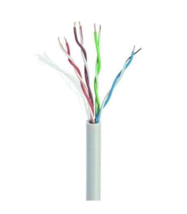 Gembird CAT5e UTP LAN cable (CCA), solid, 100m, grey