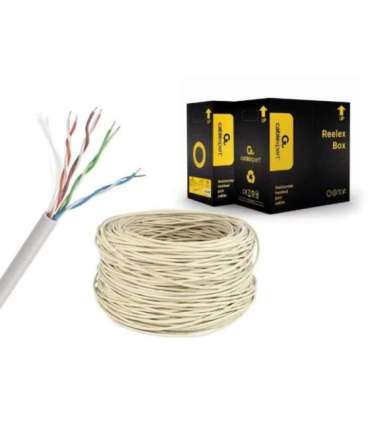 Gembird UPC-5004E-SOL CAT5e UTP LAN cable (CCA), solid, 305m, grey
