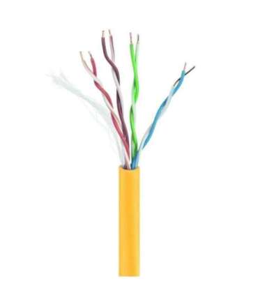 Gembird UPC-5004E-SOL-Y networking cable Yellow 305 m Cat5e U/UTP (UTP)
