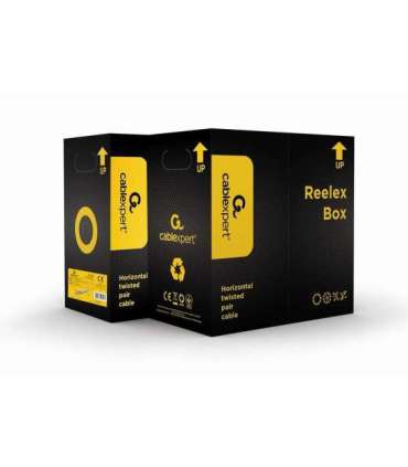 Gembird UPC-5004E-SOL-Y networking cable Yellow 305 m Cat5e U/UTP (UTP)