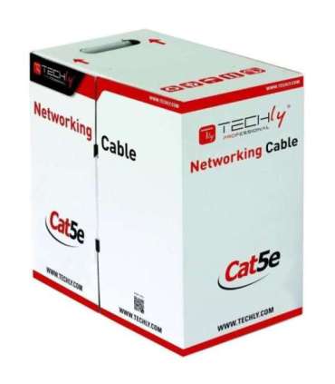 Techly ITP6-UTP-IC networking cable Grey 305 m Cat5e U/UTP (UTP)