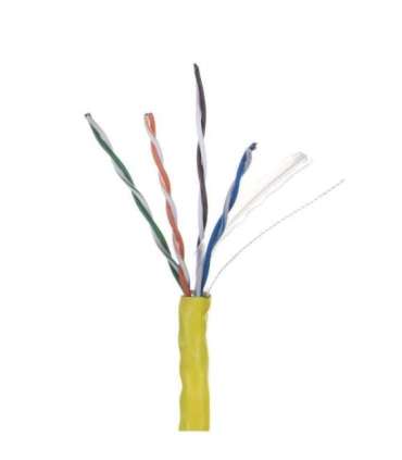 LANBERG UTP CABLE 1GB/S 305M WIRE CCA YELLOW