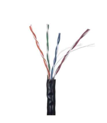 LANBERG UTP CABLE 1GB/S 305M WIRE CCA BLACK