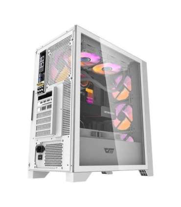 Computer case Darkflash DRX70 MESH + 4 RGB fans (white)