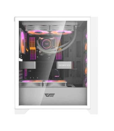 Computer case Darkflash DRX70 MESH + 4 RGB fans (white)