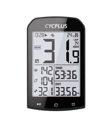 GPS bike computer Cycplus M1 - compatibile with Strava, Trainingpeaks etc.