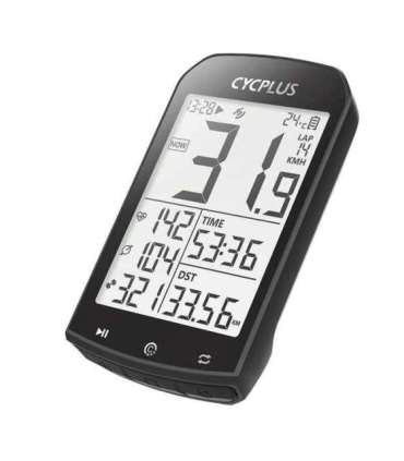 GPS bike computer Cycplus M1 - compatibile with Strava, Trainingpeaks etc.
