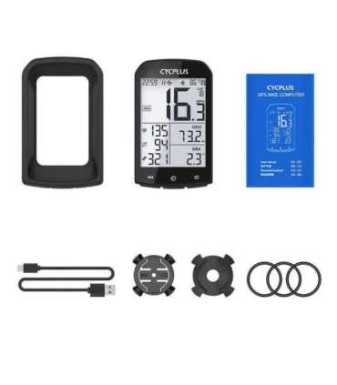 GPS bike computer Cycplus M1 - compatibile with Strava, Trainingpeaks etc.