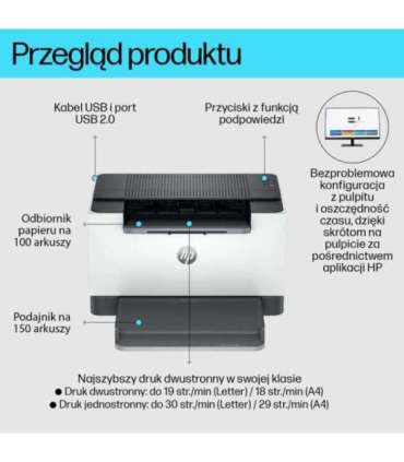 HP LaserJet M209d Printer