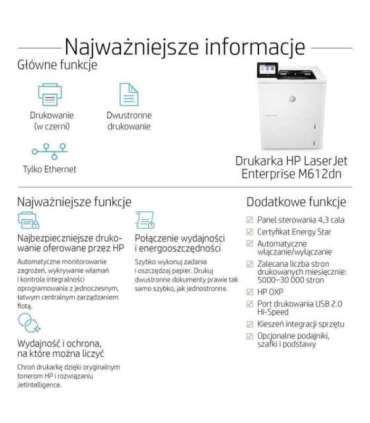 HP LaserJet Enterprise M612dn