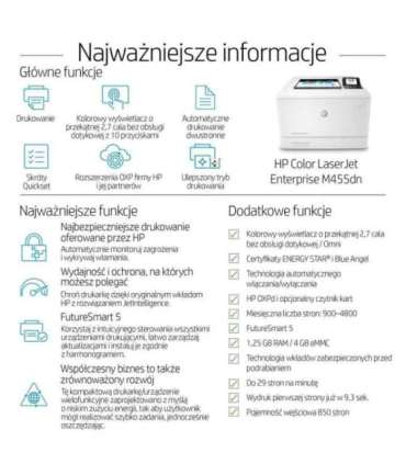 HP Color LaserJet Enterprise M455dn