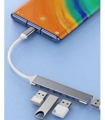 VAKOSS HUB USB-C TC-4125X 1XUSB 3.0 3XUSB 2.0