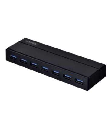 UNITEK HUB USB-A + DC Y-3184 7x USB 3.2 Gen 1 (3.1 Gen 1) Type-A