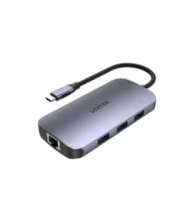 UNITEK D1071A interface hub USB 3.0 SuperSpeed 5 Gb/s Silver