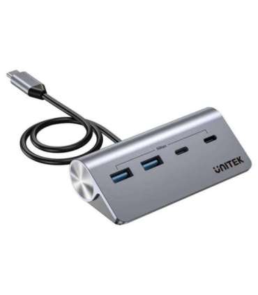 UNITEK ALUMINIUM USB-C HUB 2X USB-A 2X USB-C 5GBPS