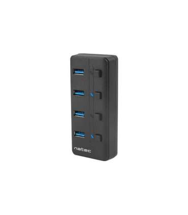 NATEC HUB USB 3.0 MANTIS 2 4-PORTS WITH SWITCH+POWER SUPPLY