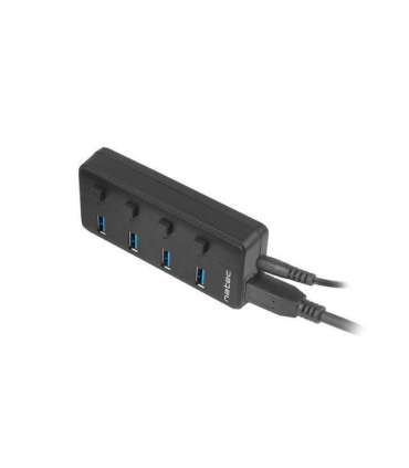 NATEC HUB USB 3.0 MANTIS 2 4-PORTS WITH SWITCH+POWER SUPPLY