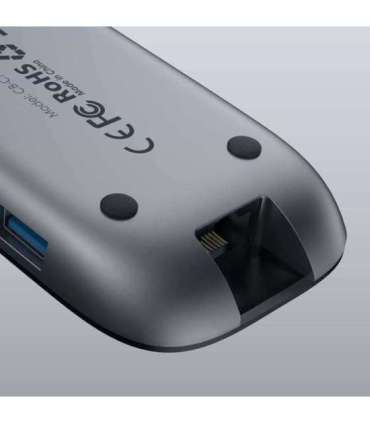 AUKEY CB-C71 interface hub 5000 Mbit/s Black