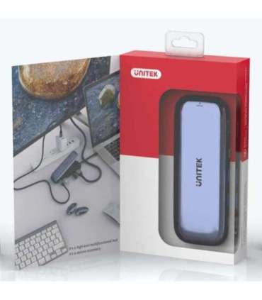 UNITEK HUB USB-C STORAGE M.2, HDMI, USB-C PD 100W, D1046A