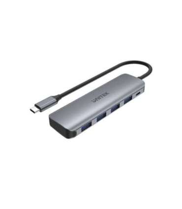 UNITEK H1107A interface hub USB 3.2 Gen 1 (3.1 Gen 1) Type-A 5000 Mbit/s Grey